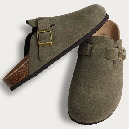Byron Bay Unisex Clogs | Suede & Leather Comfort