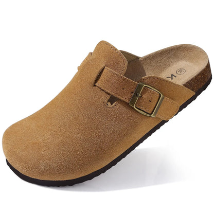 Byron Bay Unisex Clogs | Suede & Leather Comfort