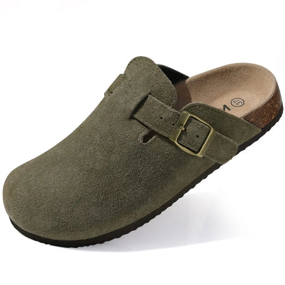 Byron Bay Unisex Clogs | Suede & Leather Comfort