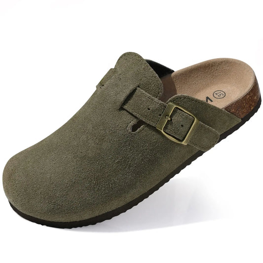 Byron Bay Unisex Clogs | Suede & Leather Comfort