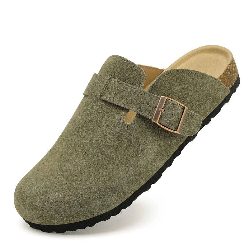 Byron Bay Unisex Clogs | Suede & Leather Comfort