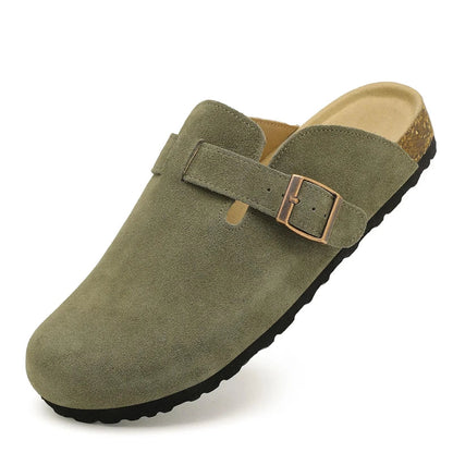 Byron Bay Unisex Clogs | Suede & Leather Comfort